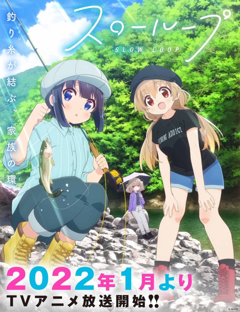 Slow Loop Fishing Anime Reveals 1st PV, Main Cast & January Premiere