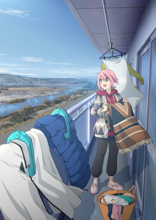 Laid-Back Camp Movie's Teaser Previews Cast, Now Grown-Up