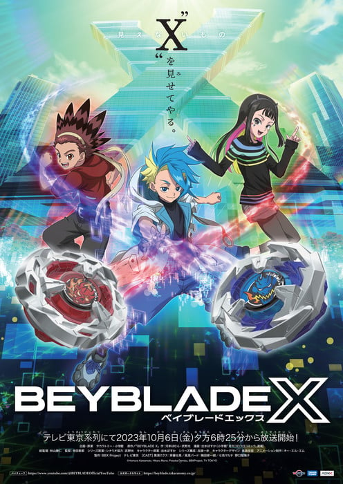 Beyblade X Anime's New Video Unveils Cast, Staff, Theme Songs, October 6 Debut