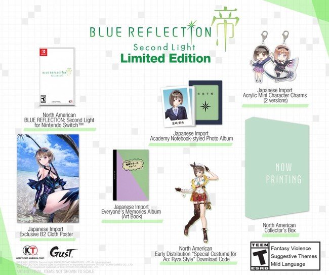 Blue Reflection: Second Light Game's 1st Promo Video Streamed