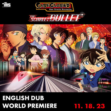 Case Closed: The Scarlet Bullet Film Debuts Digitally with English Dub, Sub