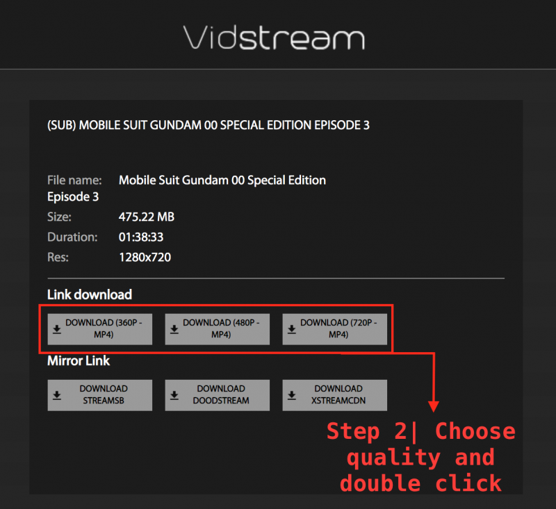 Guiding | 3 Steps to help you download video from Gogoanime