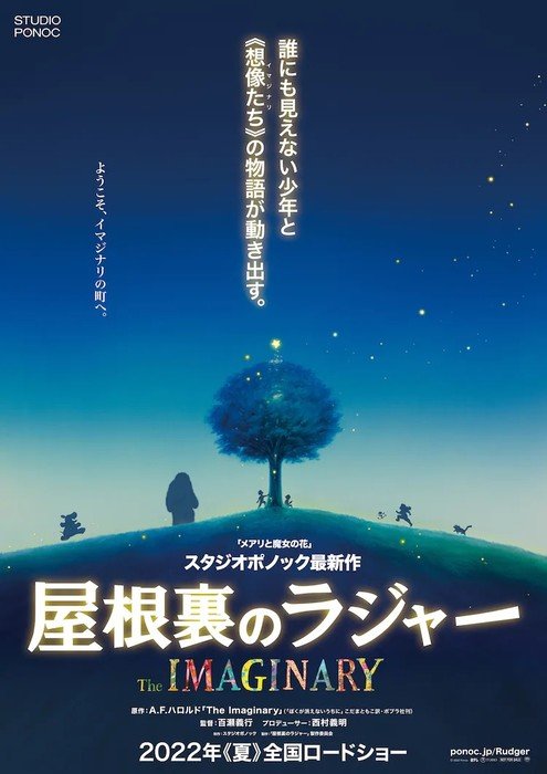 Studio Ponoc Unveils The Imaginary Anime Film Based on A.F. Harrold's Novel