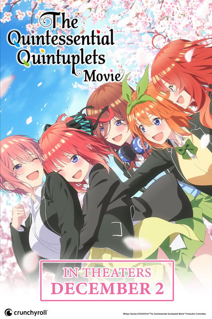 Crunchyroll Screens The Quintessential Quintuplets Movie in Theaters